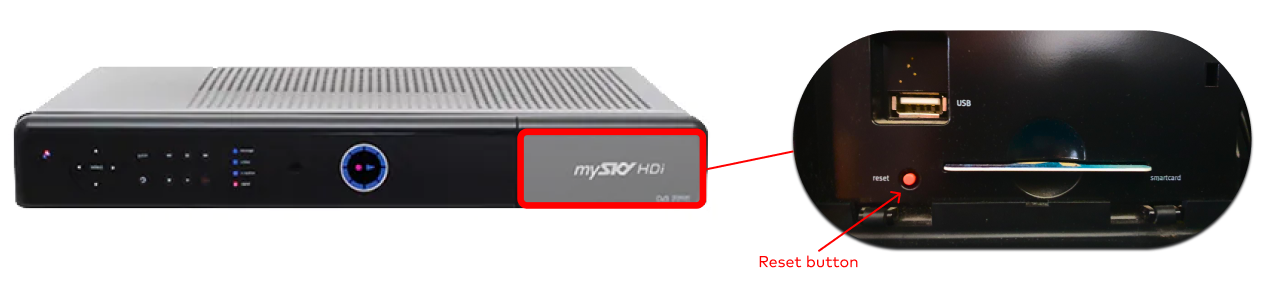 How do I reset my Sky Box?